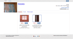 Desktop Screenshot of fdoors.promobud.ua